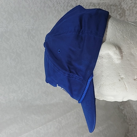 Vintage Youngan Trucker Snap Back Hat Blue/ White - Picture 7 of 11